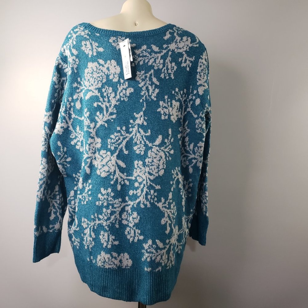 NWT Croft & Barrow cozy Lurex sweater - Picture 3 of 8